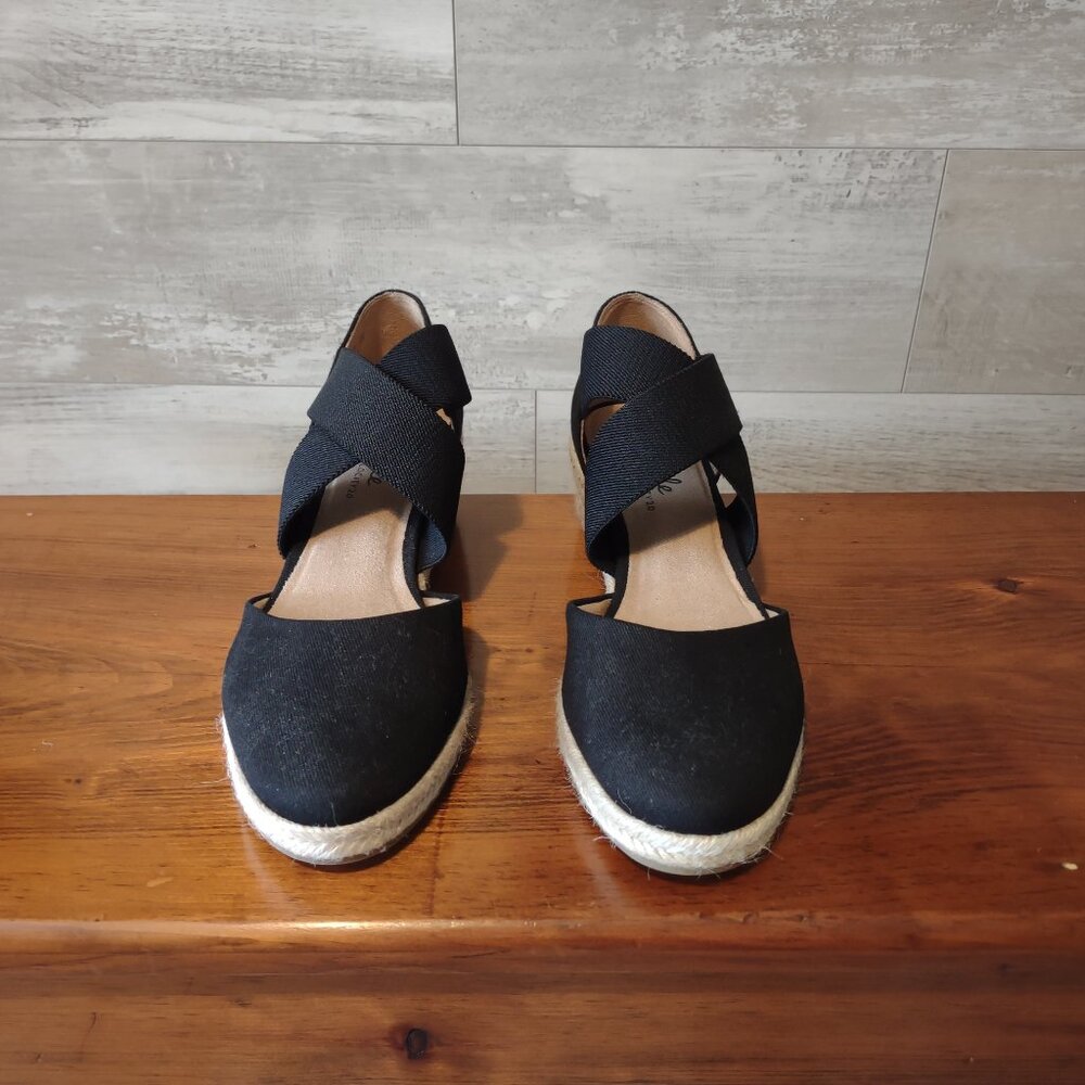 Black Canvas Life Stride Espadrilles 8.5M